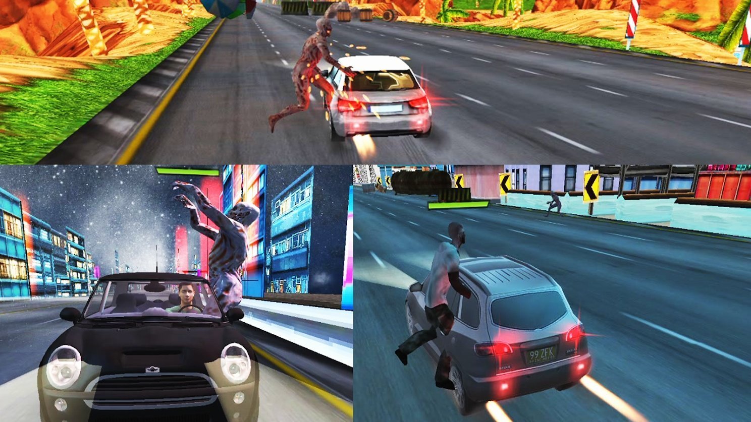 公路僵尸突击手3D