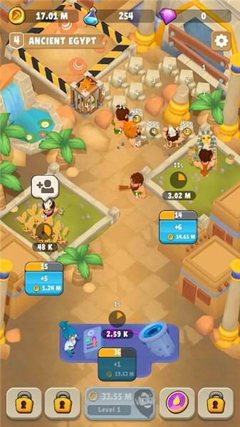 空闲时代合并与矿山手游