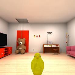 从她的房间逃脱