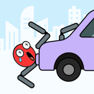 布娃娃破坏踢倒失败者