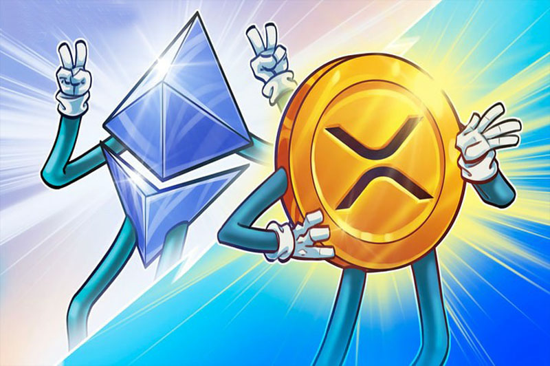 瑞波币(XRP)vs以太坊(ETH)：哪种代币在巨鲸推动的行情中表现更佳？