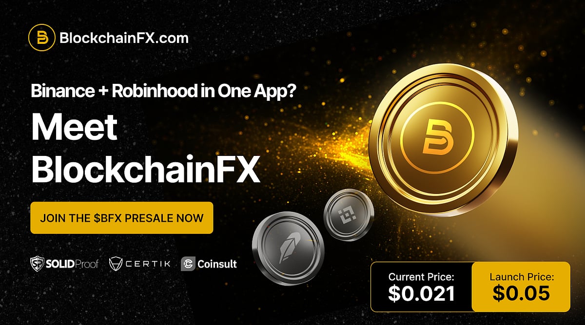 9月前最值得购买的加密预售项目：BlockchainFX为$BFX代币提供限时35%奖励