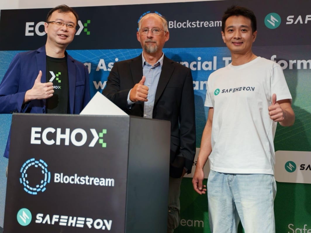 Blockstream、Safeheron 与 EchoX 携手启动亚洲链上金融新典範，聚焦比特币与 RWA 策略整合