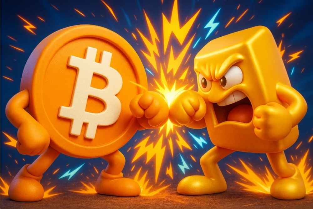 比特币 vs. 黄金：这个市场里程碑正引发热议