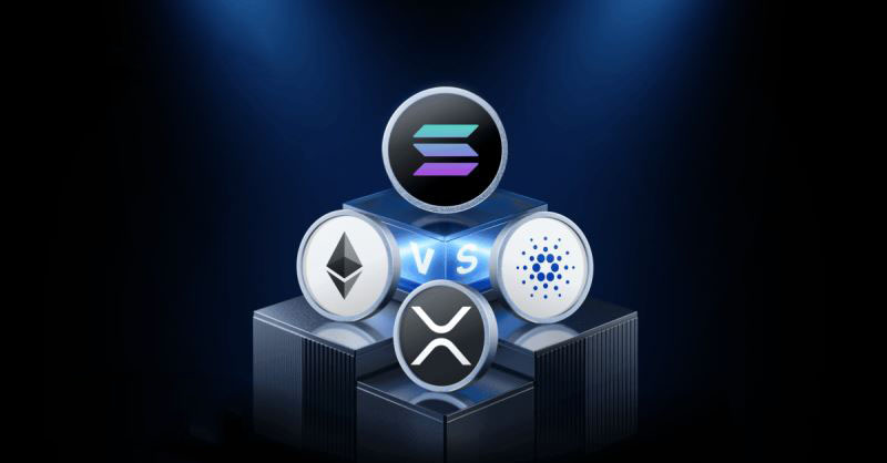Solana vs 以太坊、XRP和Cardano：完整比较指南