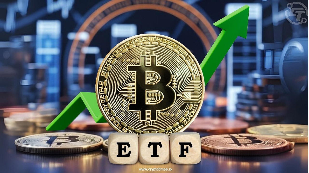 随着机构需求激增，比特币ETF资金流入大幅上涨