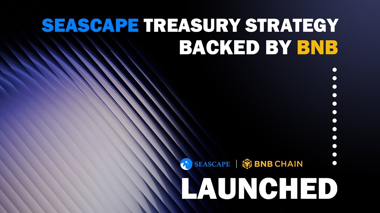Seascape基金会发布首个链上BNB财库战略，为游戏生态注入新的资本脉搏