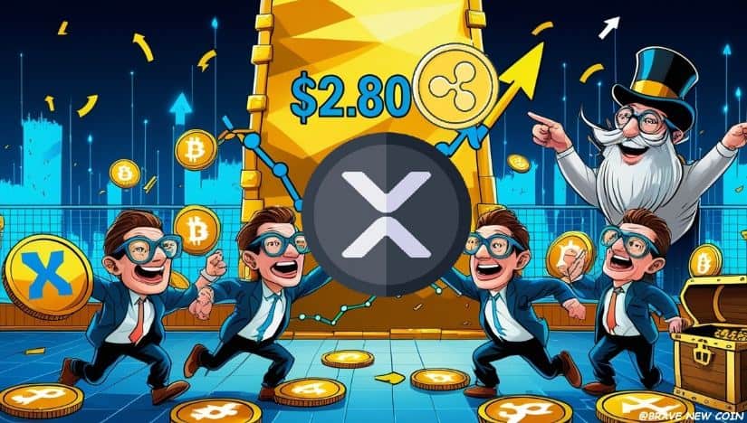 XRP价格预测：在牛市势头和机构积累传闻中，XRP或将重新测试2.80-3美元阻力位