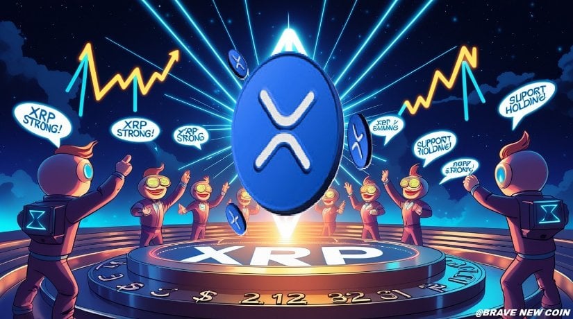 XRP价格预测:XRP坚守2.12美元支撑位,对称三角形预示即将迎来重大突破